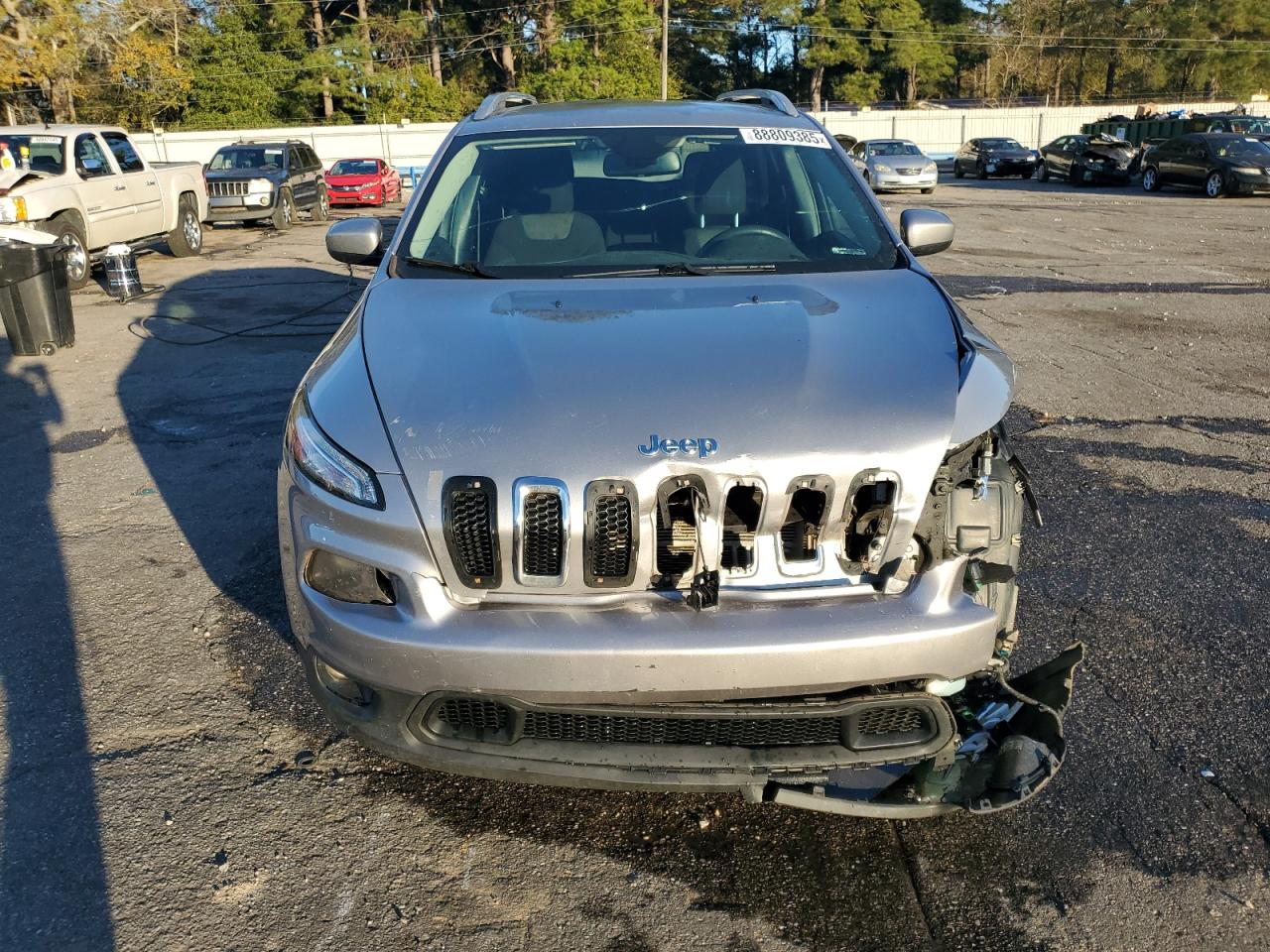 2018 Jeep Grand Cherokee VIN 1C4PJLCBXJD596545 Copart auction photo, front end / rear end damage thumbnail 5