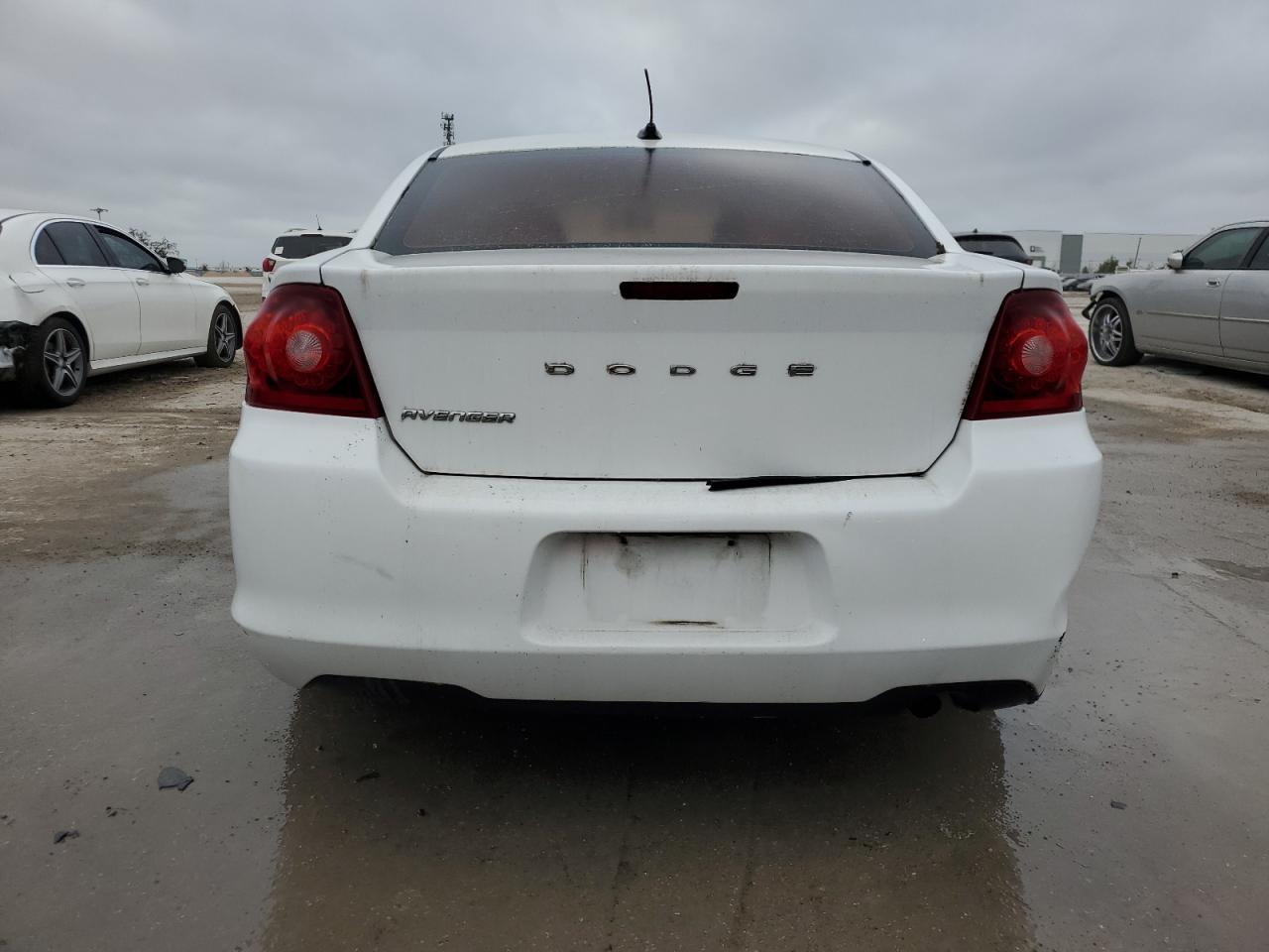 2014 Dodge Avenger VIN 1C3CDZABXEN176106 Copart auction photo, front end / rear end damage thumbnail 6