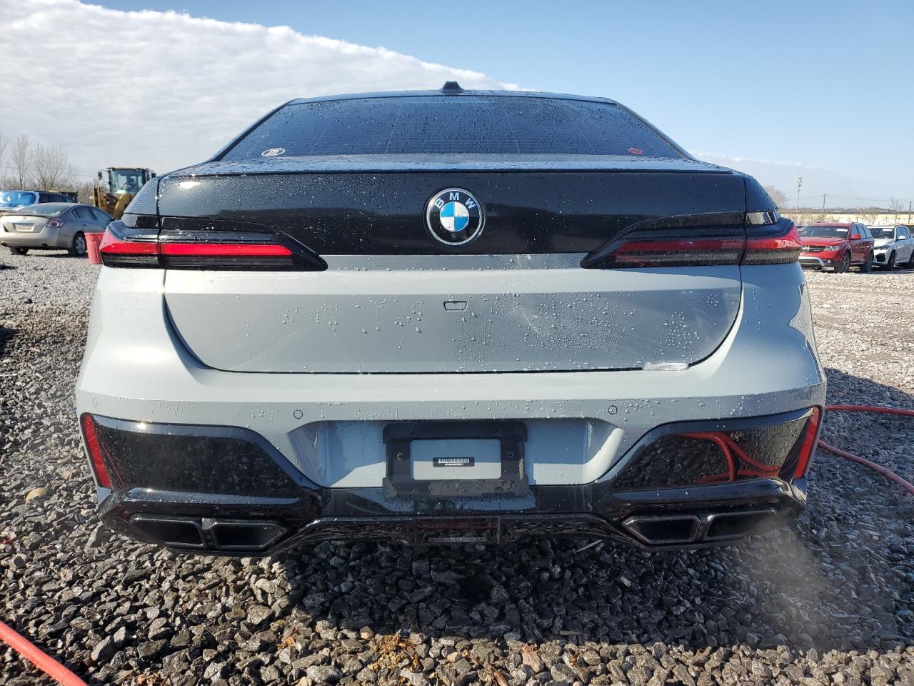 2023 BMW 7er VIN WBA33EJ09PCN46611 Copart auction photo, front end / side damage thumbnail 6