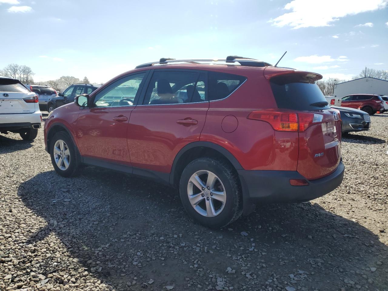 2013 Toyota RAV 4 VIN 2T3RFREV8DW014146 Copart auction photo, side / front end damage thumbnail 2
