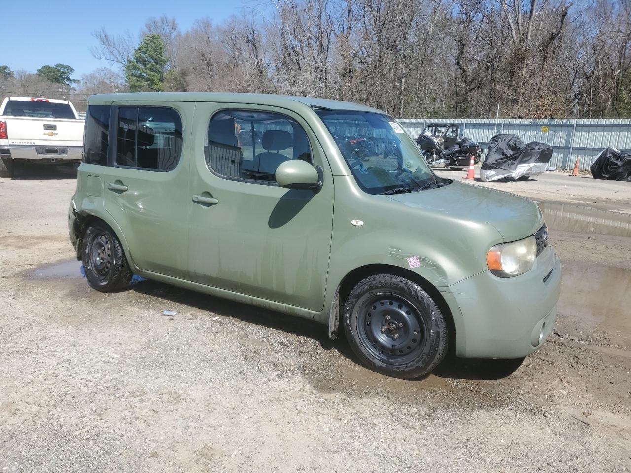 2010 Nissan Cube VIN JN8AZ2KR5AT152037 Copart auction photo, front end / rear end damage thumbnail 4