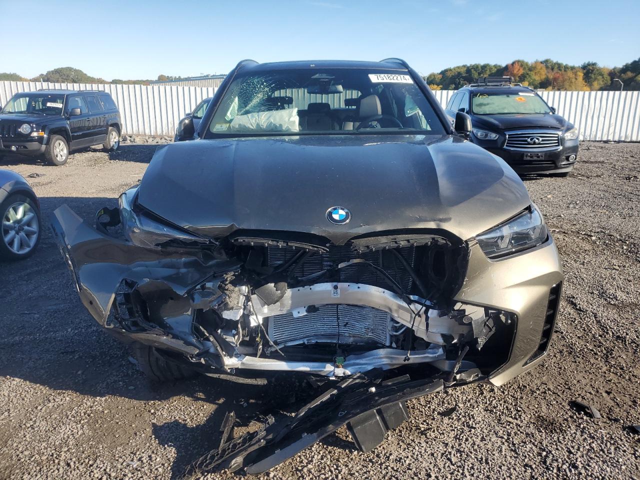 2024 BMW X5 VIN 5UX23EU07R9V85321 Copart auction photo, front end / minor dent/scratches damage thumbnail 5