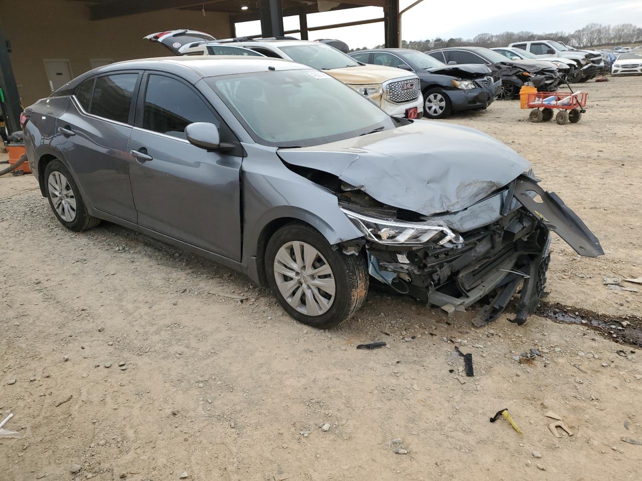 2020 Nissan Sentra VIN 3N1AB8BV3LY212782 Copart auction photo, front end damage thumbnail 4
