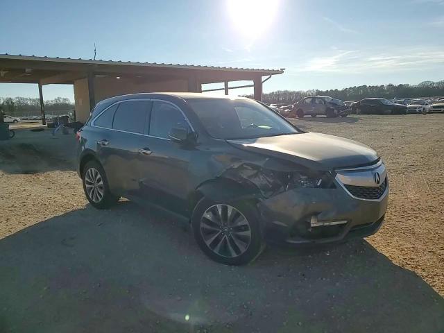 2014 Acura MDX VIN 5FRYD3H44EB016998 Copart auction photo, front end / side damage thumbnail 12