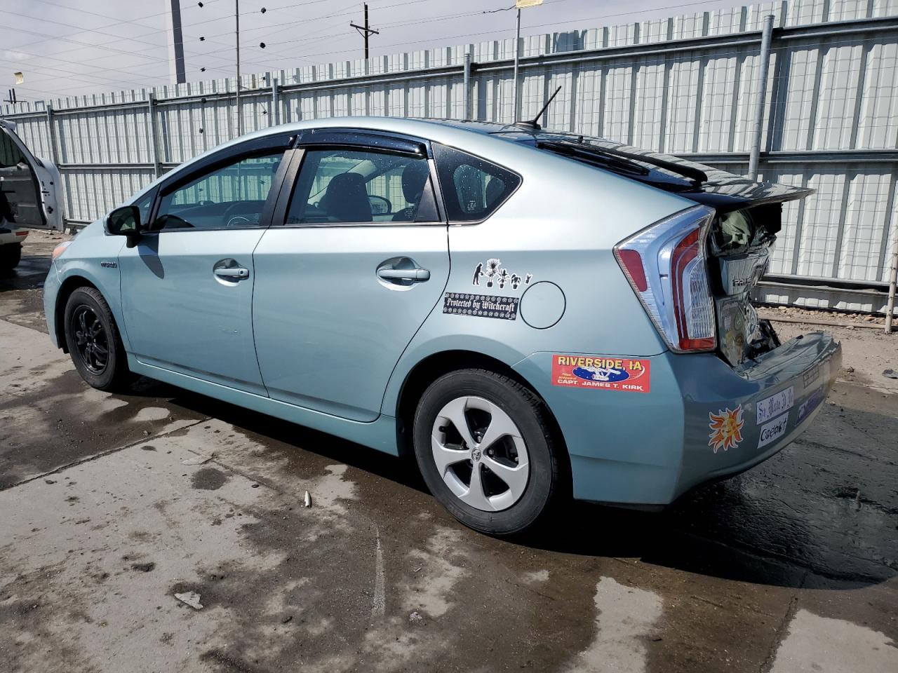 2013 Toyota Prius VIN JTDKN3DU0D5677308 Copart auction photo, rear end damage thumbnail 2