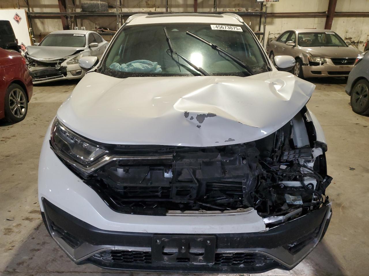 2021 Honda CR-V VIN 7FART6H99ME014267 Copart auction photo, front end / minor dent/scratches damage thumbnail 5