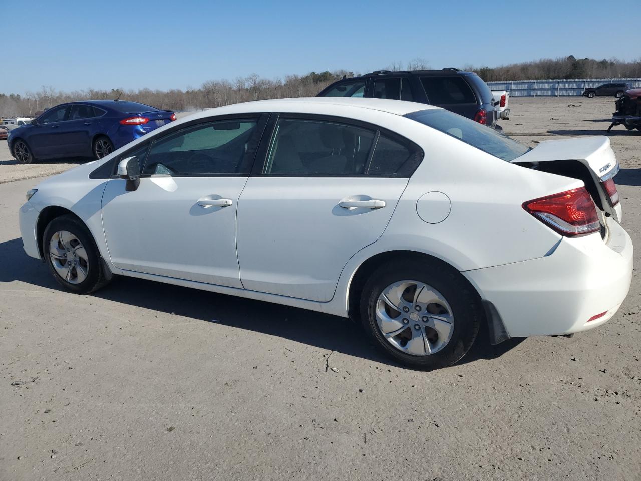 2014 Honda Civic VIN 19XFB2F52EE068463 Copart auction photo, rear end / side damage thumbnail 2