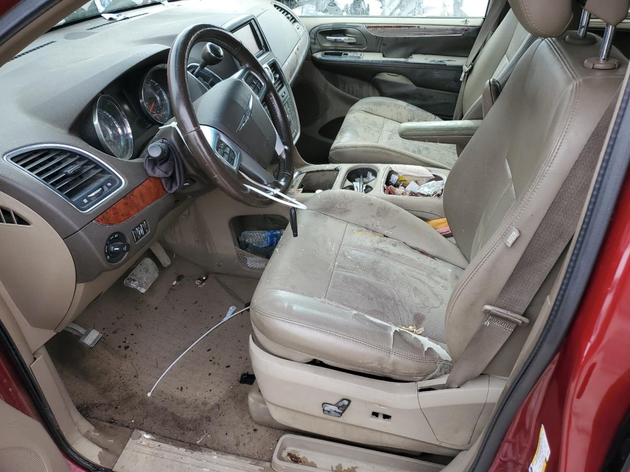 2013 Chrysler Town & Country VIN 2C4RC1CG5DR559102 Copart auction photo, water/flood damage thumbnail 7