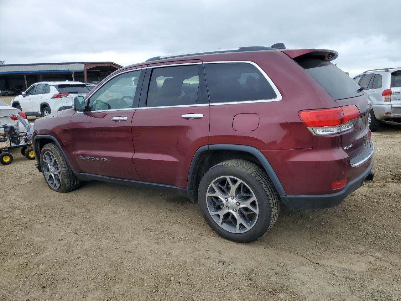 2019 Jeep Grand Cherokee VIN 1C4RJFBG7KC804086 Copart auction photo, side / front end damage thumbnail 2