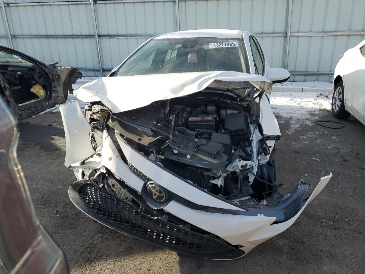 2020 Toyota Corolla VIN JTDEPRAE7LJ006408 Copart auction photo, front end damage thumbnail 5