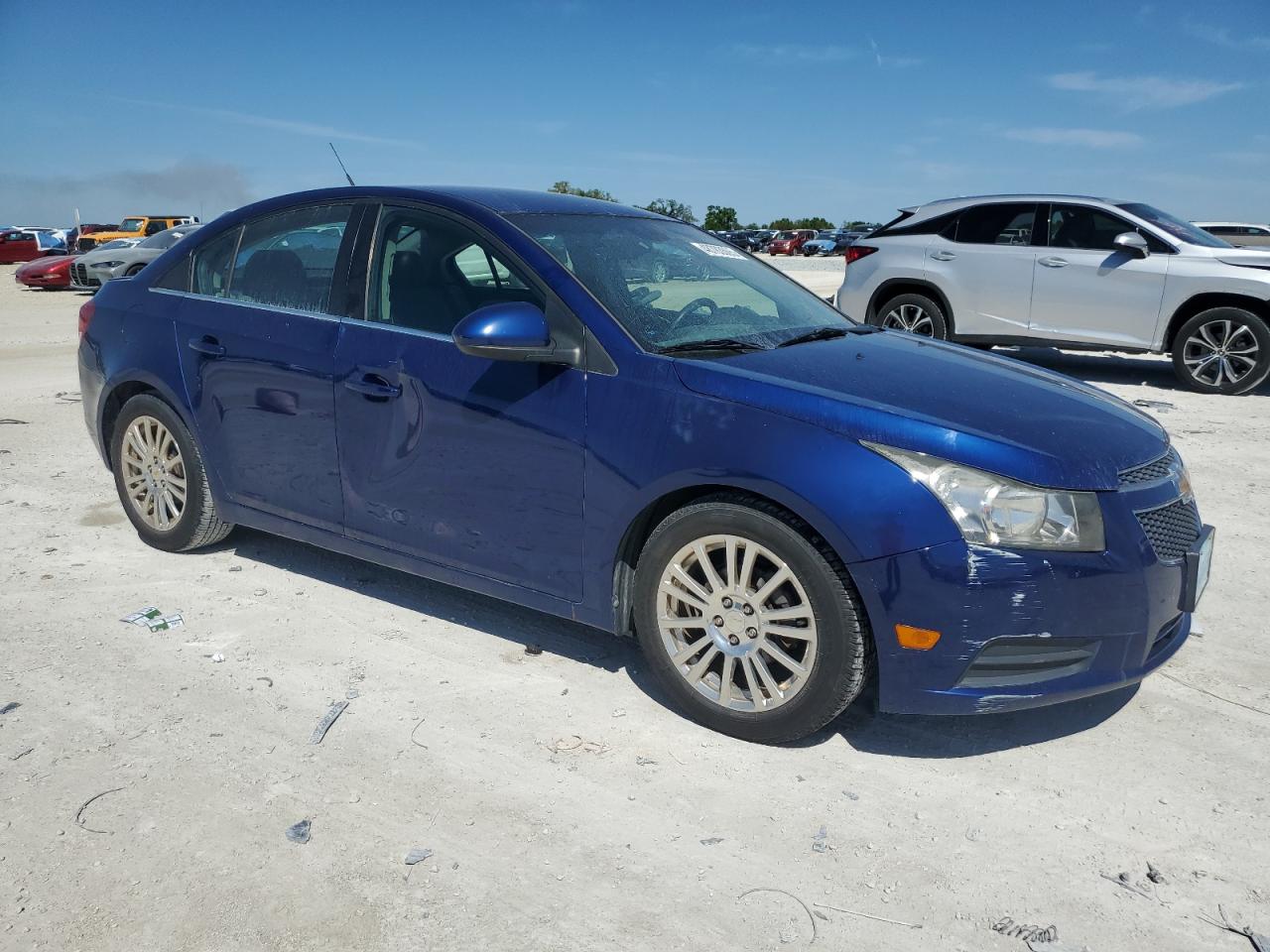 2012 Chevrolet Cruze VIN 1G1PJ5SC9C7219656 Copart auction photo, side / front end damage thumbnail 4