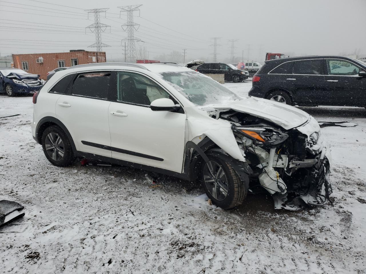 2022 KIA Niro VIN KNDCM3LD5N5523509 Copart auction photo, front end damage thumbnail 4