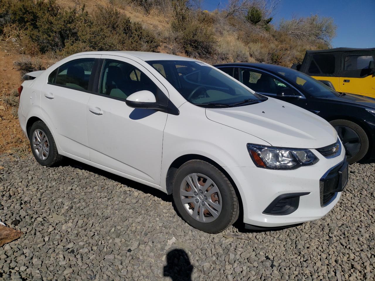 2019 Chevrolet Sonic VIN 1G1JB5SB0K4148048 Copart auction photo, rear end damage thumbnail 4