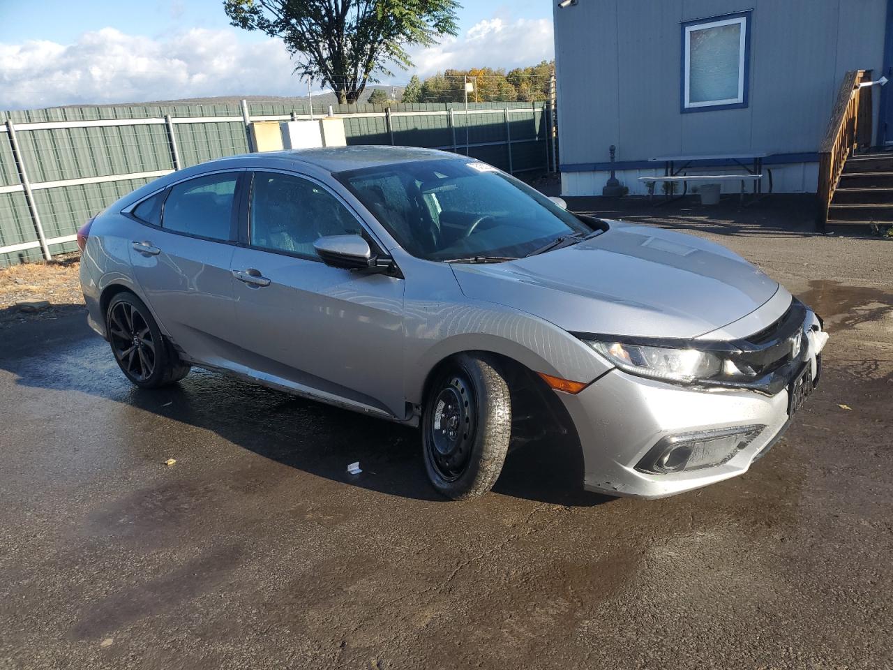 2019 Honda Civic VIN 2HGFC2F85KH516221 Copart auction photo, front end damage thumbnail 4