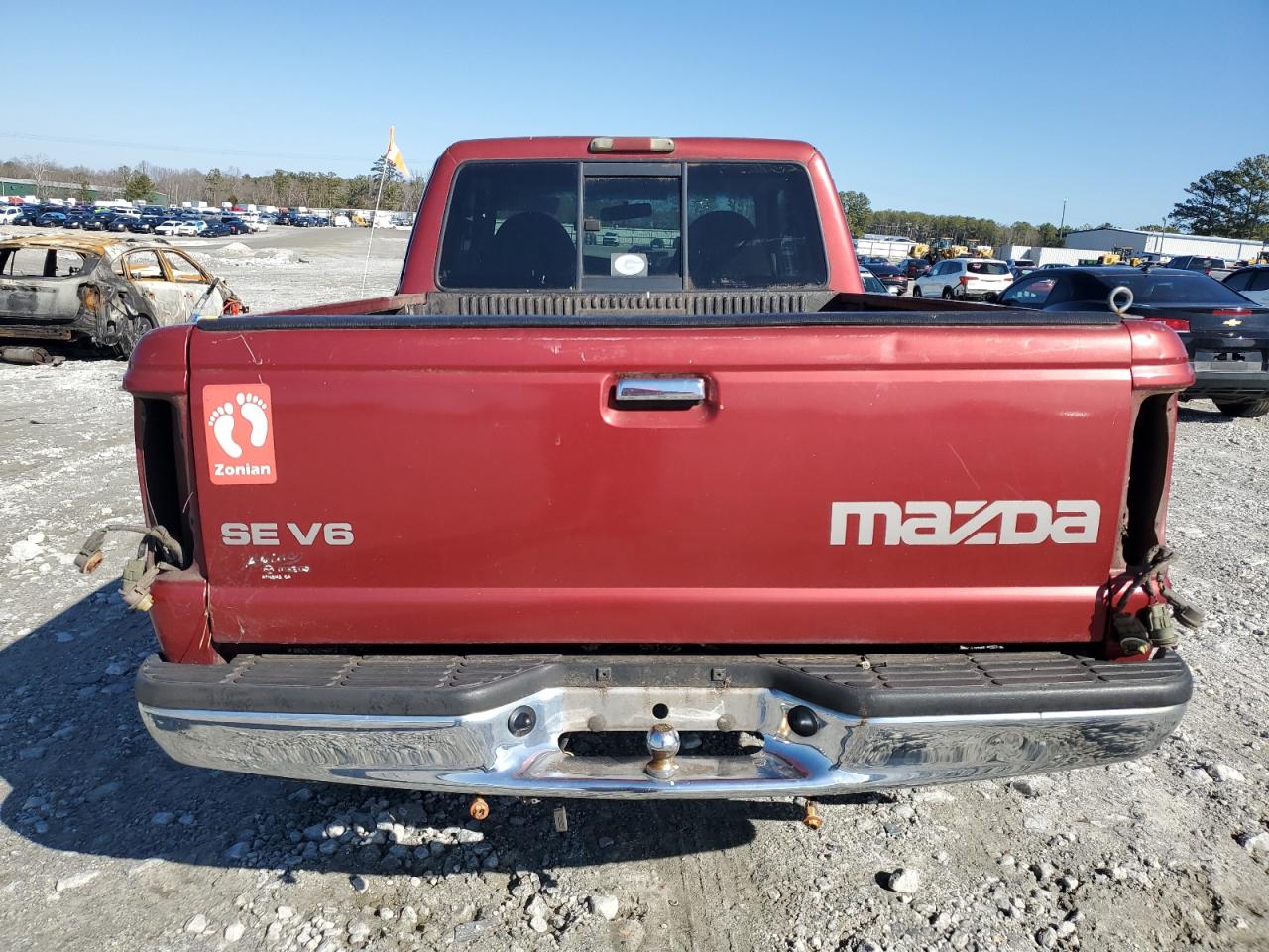 1999 Mazda B-series VIN 4F4YR16V2XTM21901 Copart auction photo, all over damage thumbnail 6