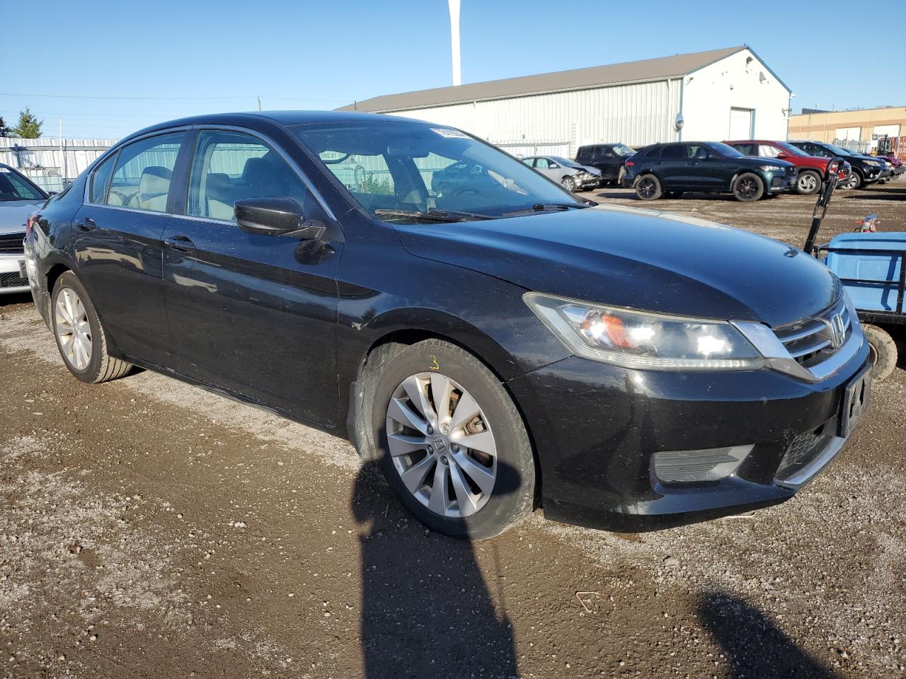 2014 Honda Accord VIN 1HGCR2E39EA808318 Copart auction photo, rear end / front end damage thumbnail 4