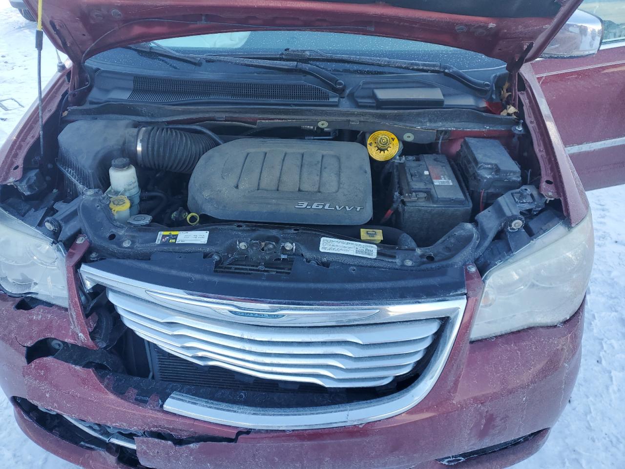 2014 Chrysler Town & Country VIN 2C4RC1CG3ER374502 Copart auction photo, front end damage thumbnail 12