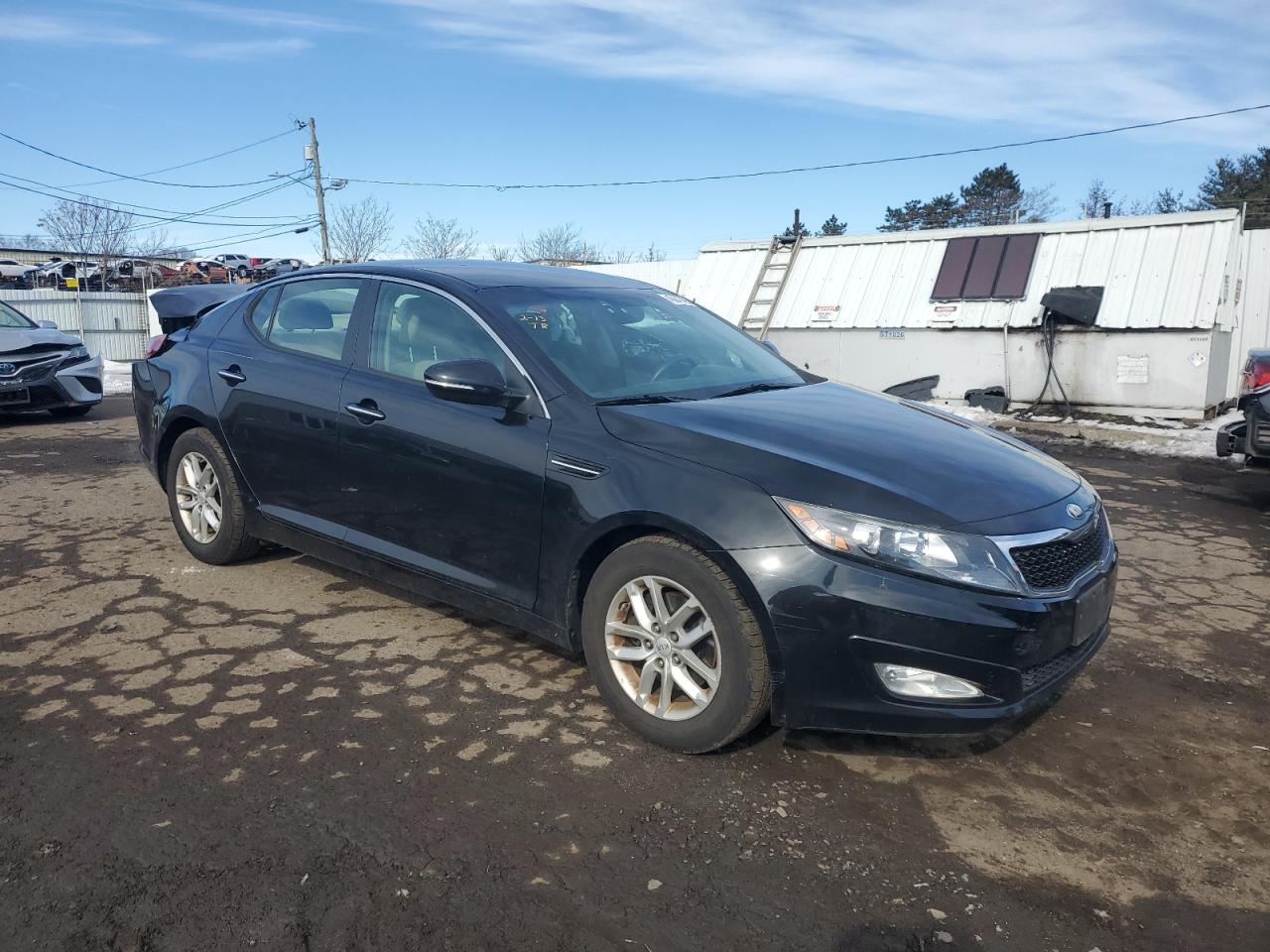 2013 KIA Optima VIN 5XXGM4A71DG190188 Copart auction photo, rear end damage thumbnail 4