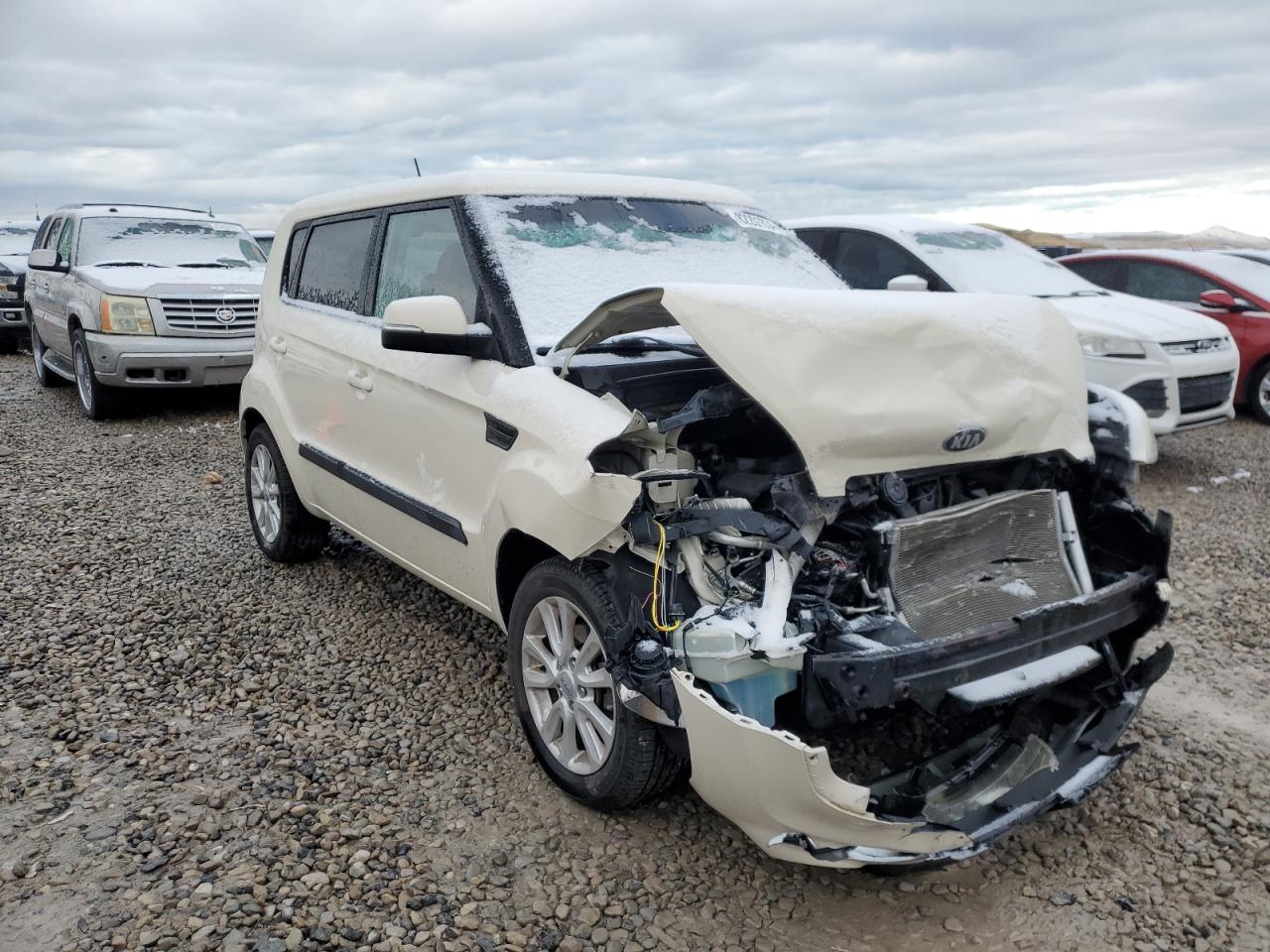 2013 KIA Soul VIN KNDJT2A69D7550112 Copart auction photo, front end damage thumbnail 4