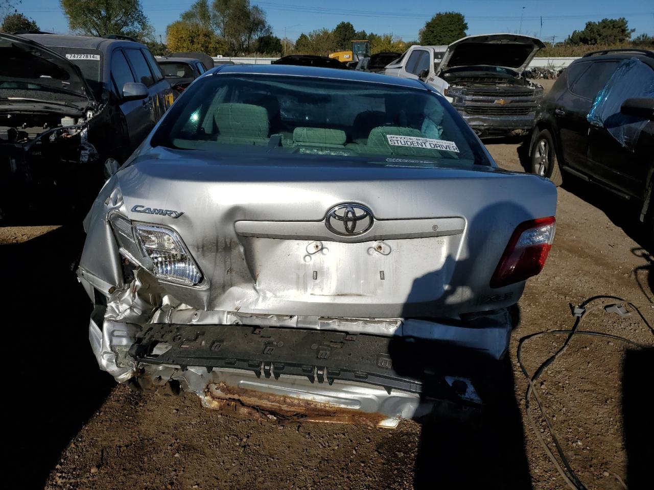 2008 Toyota Camry VIN 4T1BE46K88U768500 Copart auction photo, rear end / front end damage thumbnail 6