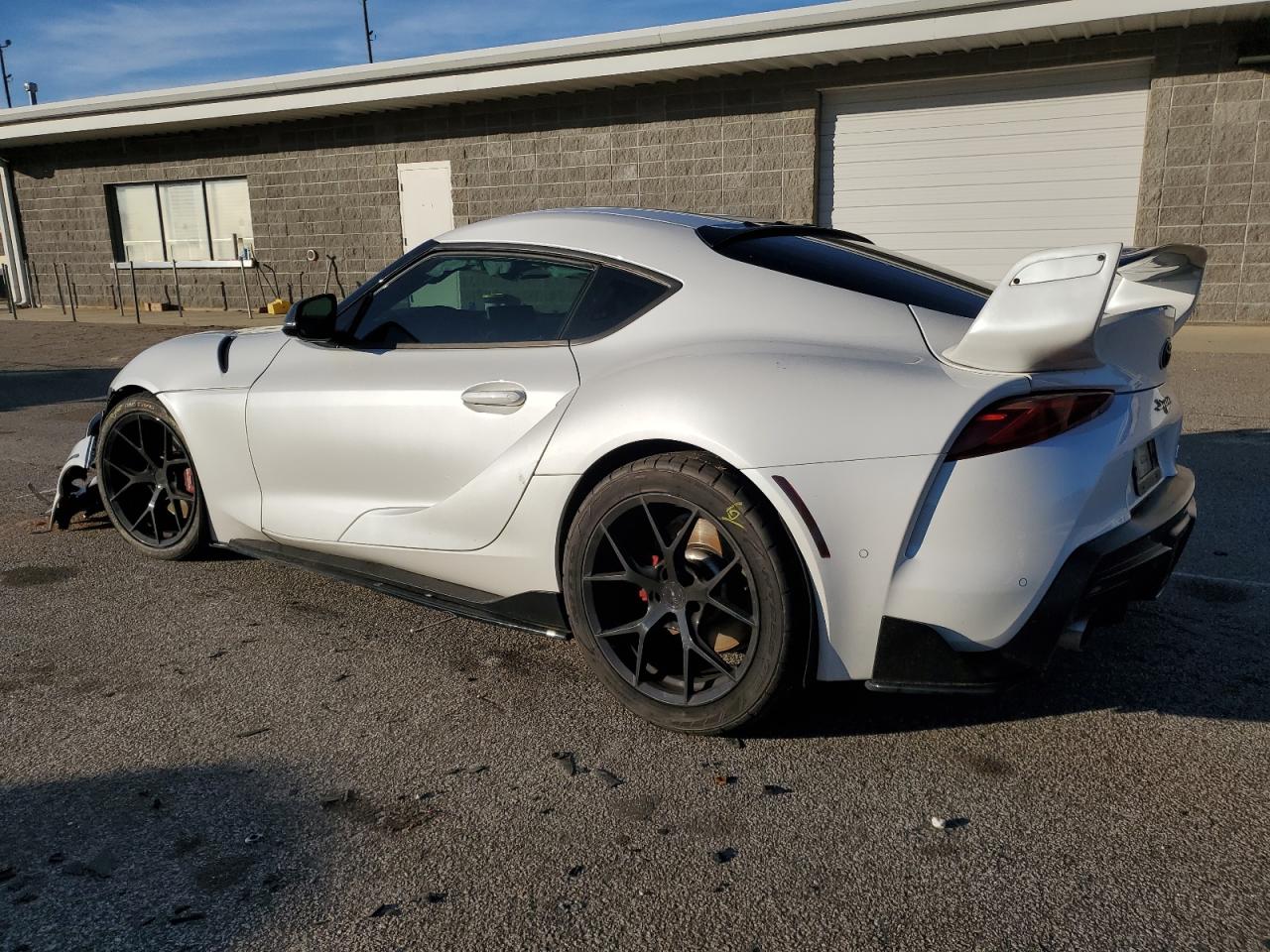 2021 Toyota Supra VIN WZ1DB0C08MW045912 Copart auction photo, front end / undercarriage damage thumbnail 2