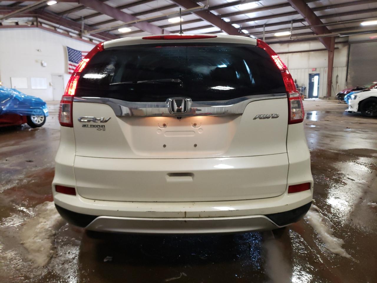 2016 Honda CR-V VIN 5J6RM4H54GL127629 Copart auction photo, front end / side damage thumbnail 6