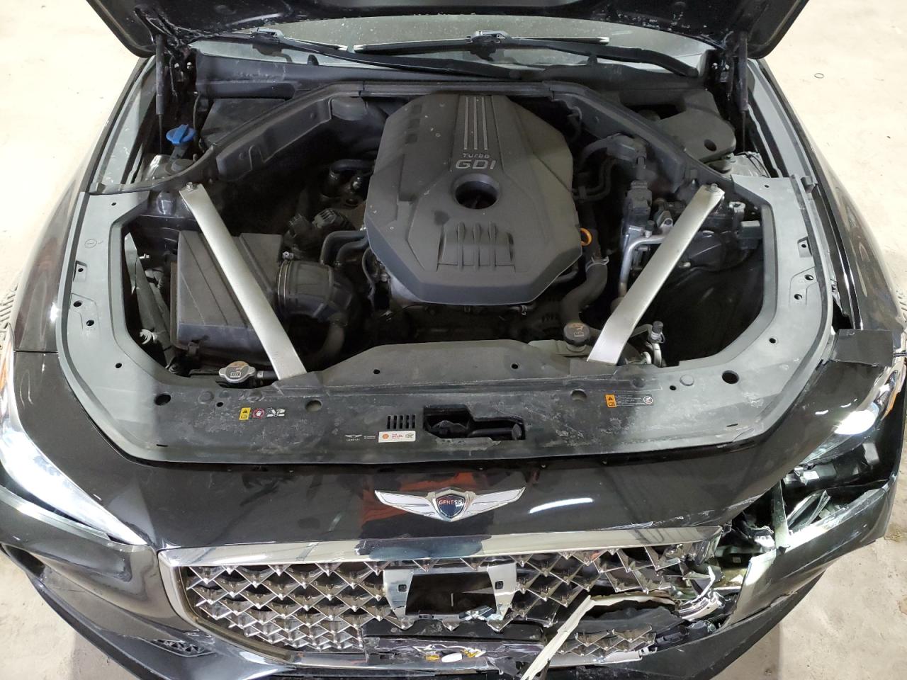 2019 Genesis G70 VIN KMTG44LA7KU044248 Copart auction photo, front end damage thumbnail 11