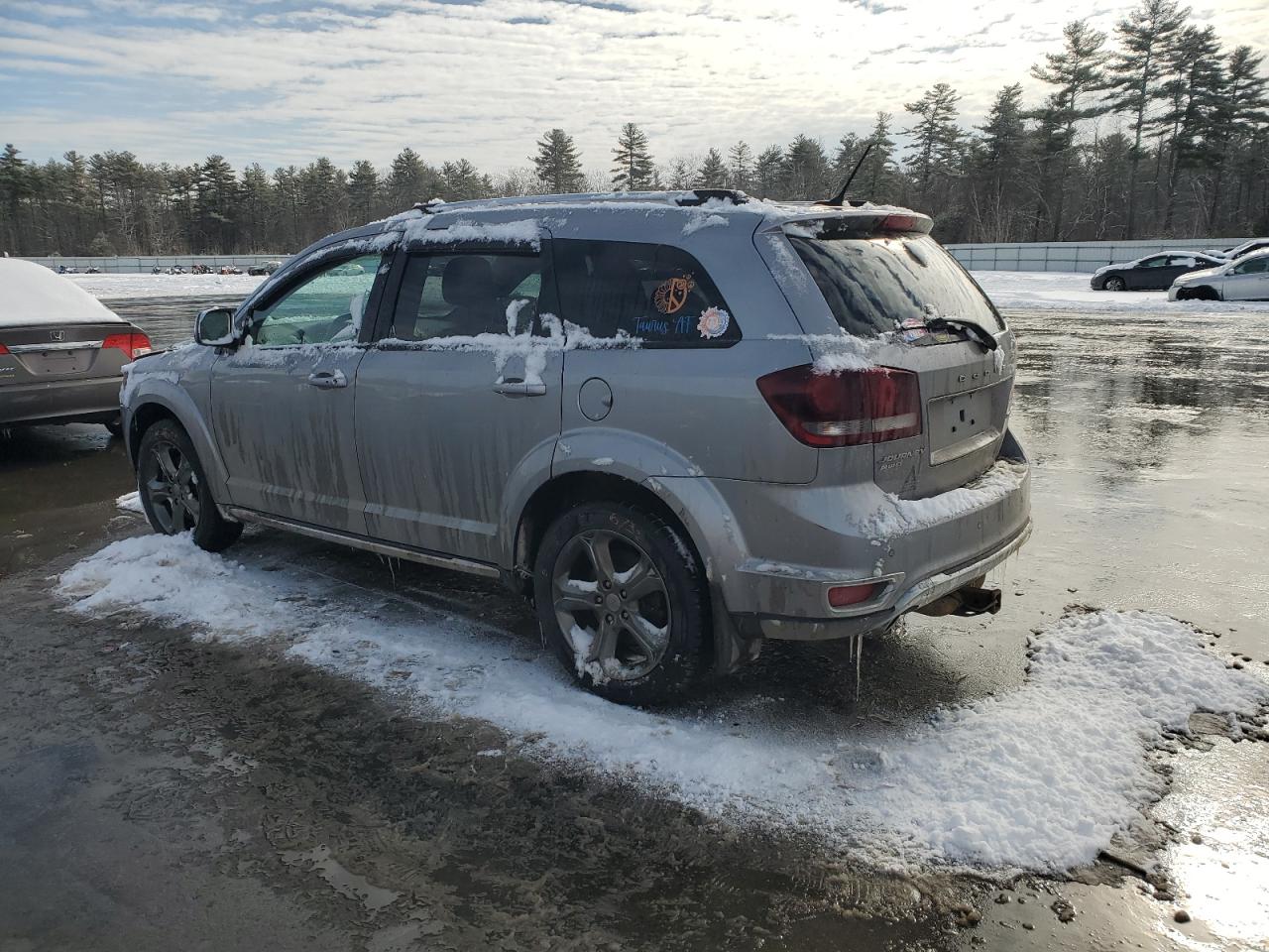 2015 Dodge Journey VIN 3C4PDDGG9FT601058 Copart auction photo, front end damage thumbnail 2
