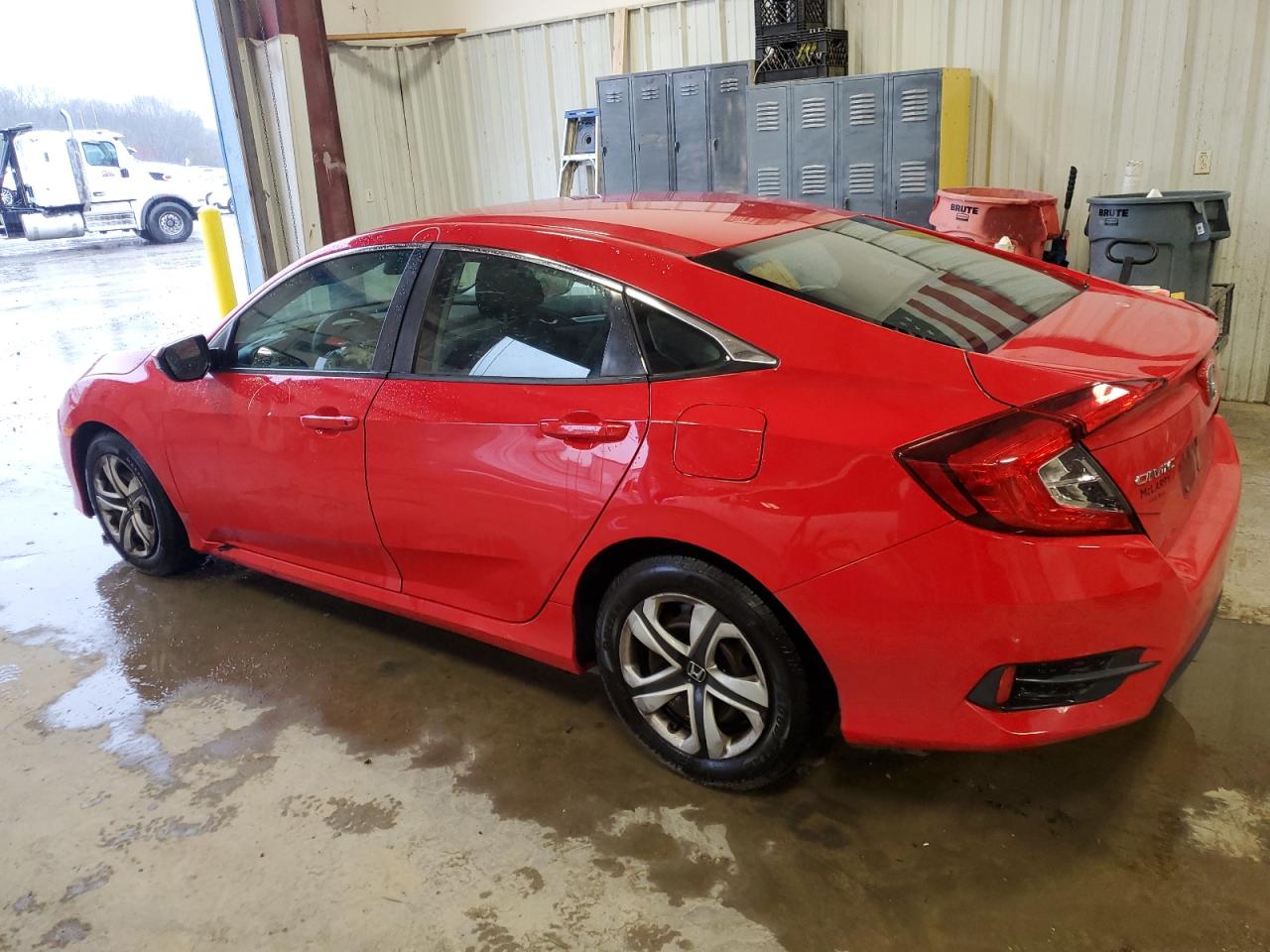 2017 Honda Civic VIN 2HGFC2F54HH559785 Copart auction photo, front end / rear end damage thumbnail 2