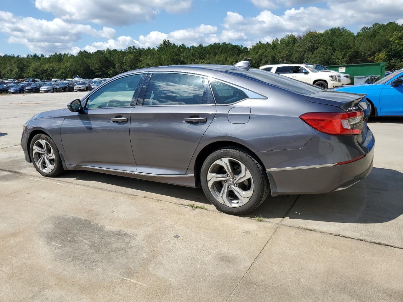 2020 Honda Accord VIN 1HGCV1F53LA076691 Copart auction photo, front end damage thumbnail 2