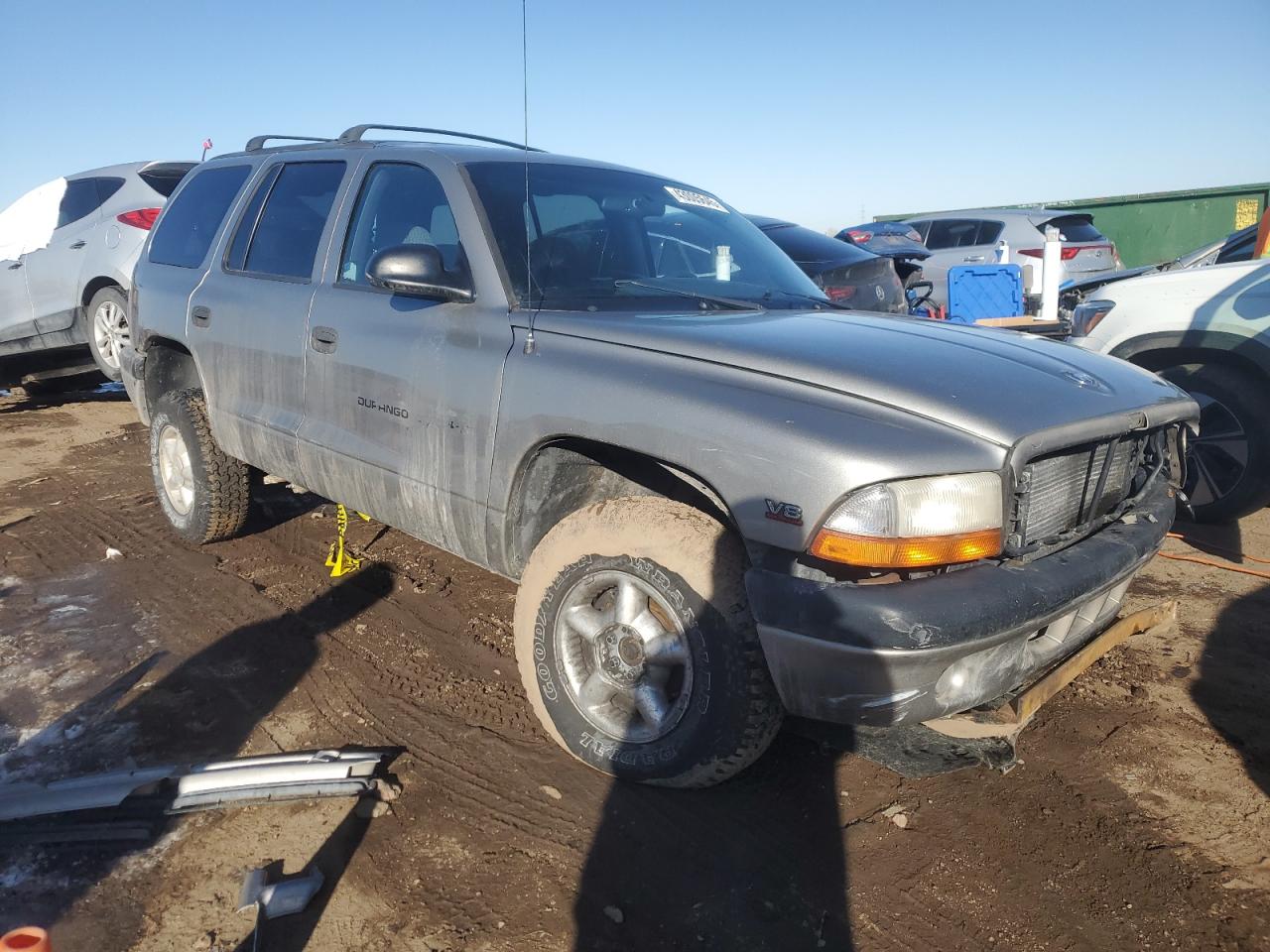2000 Dodge Durango VIN 1B4HS28NXYF158019 Copart auction photo, all over damage thumbnail 4