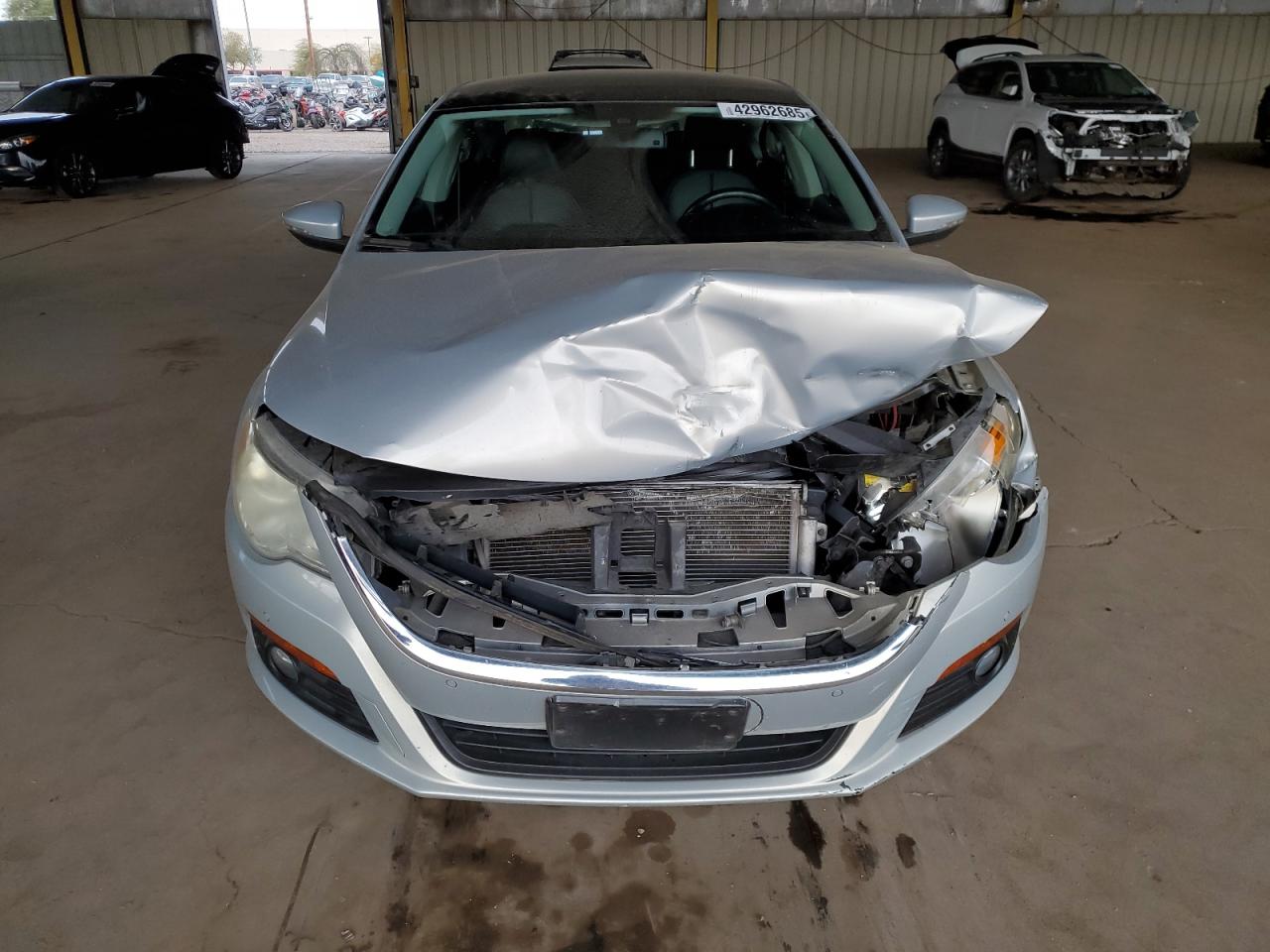 2010 Volkswagen Passat CC VIN WVWHL9AN3AE514650 Copart auction photo, front end damage thumbnail 5
