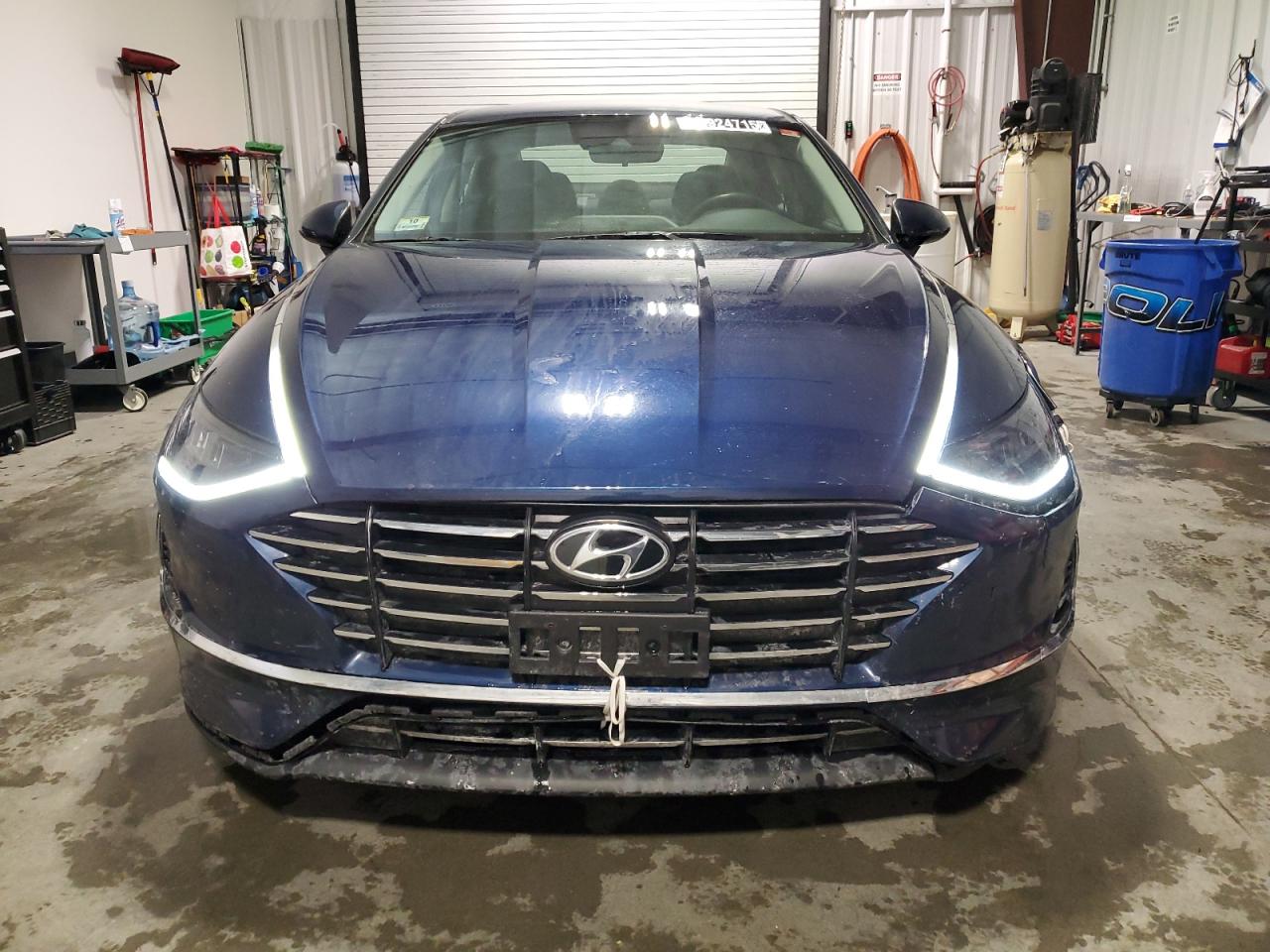 2021 Hyundai Sonata VIN 5NPEG4JA9MH125815 Copart auction photo, front end / side damage thumbnail 5