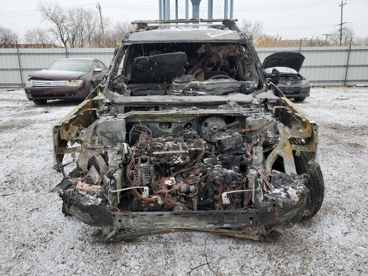 2021 Ford Bronco VIN 3FMCR9A64MRB33050 Copart auction photo, burn damage thumbnail 5