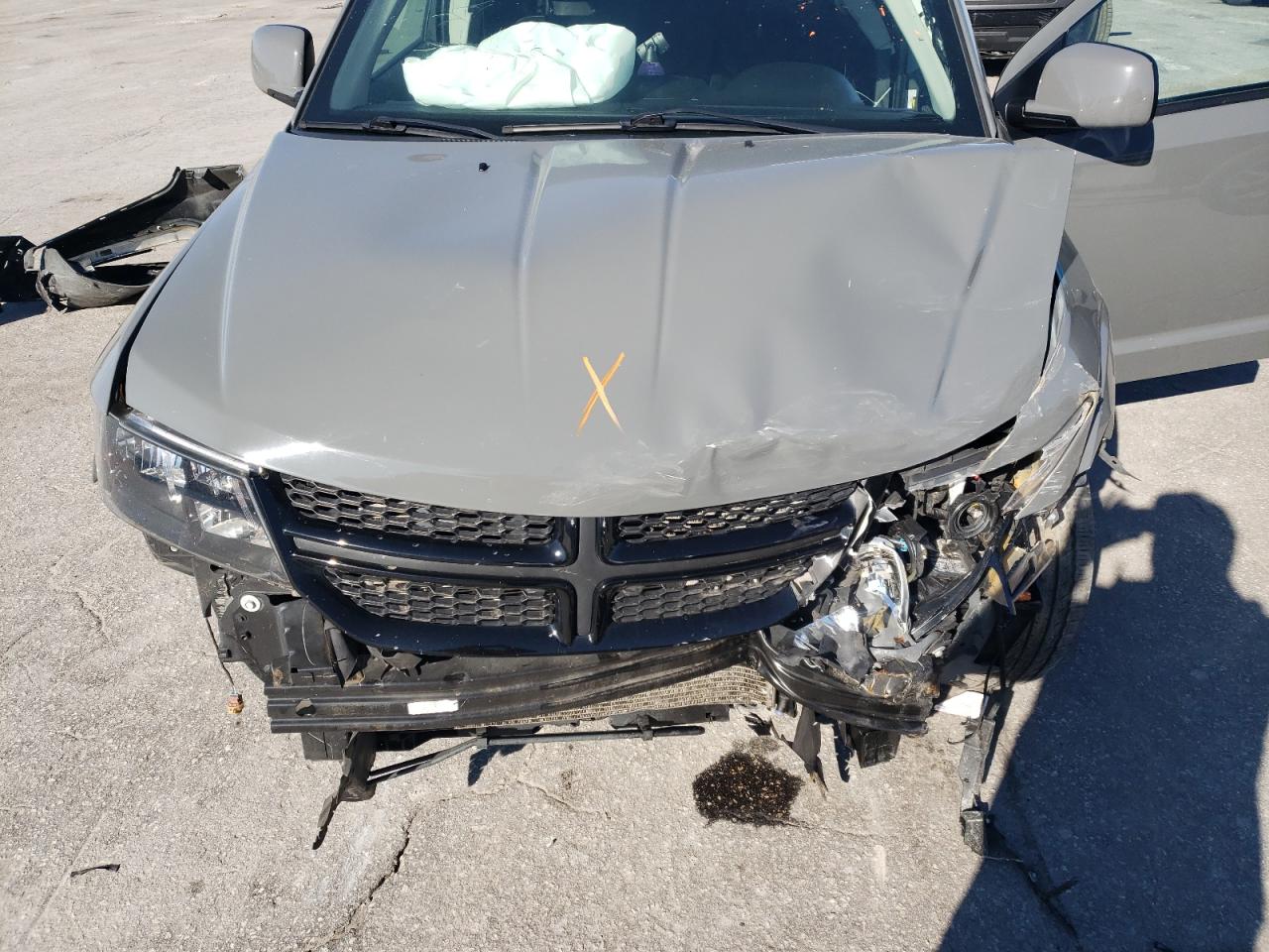 2020 Dodge Journey VIN 3C4PDCGB0LT271384 Copart auction photo, front end / frame damage damage thumbnail 12