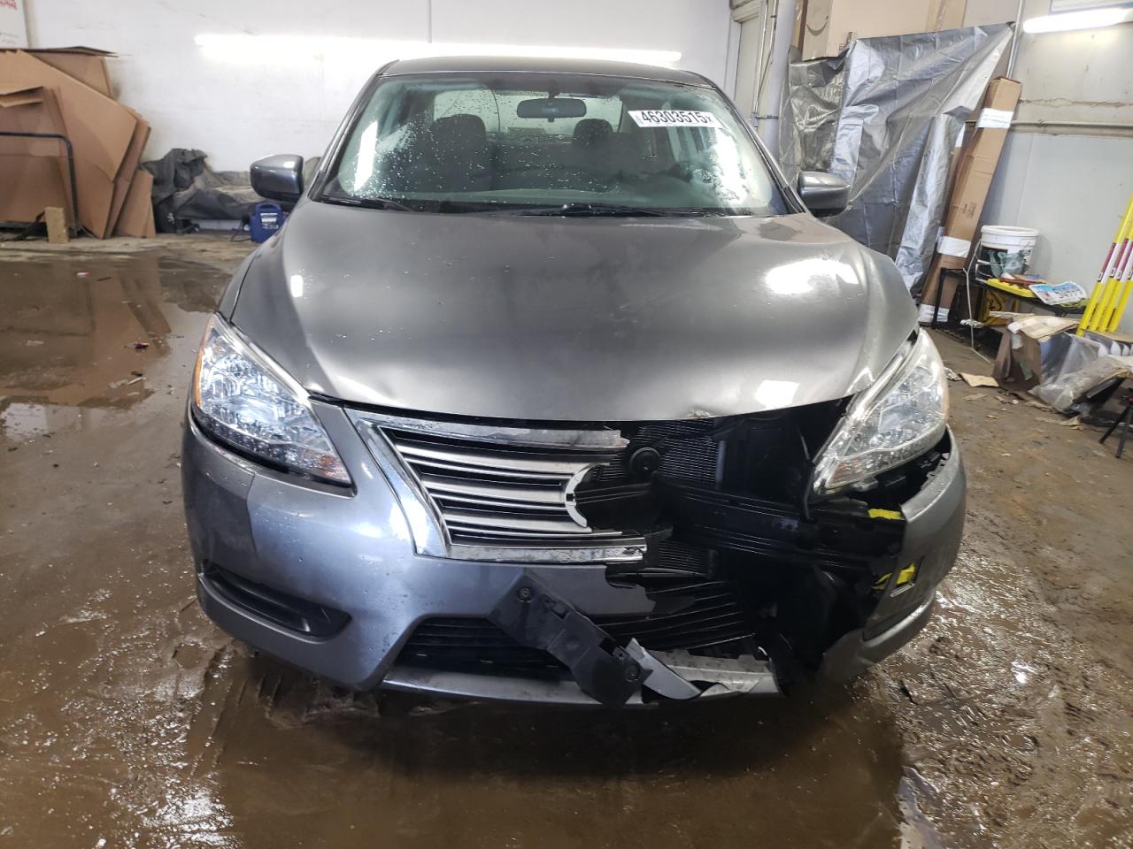 2015 Nissan Sentra VIN 3N1AB7AP7FY257354 Copart auction photo, front end damage thumbnail 5