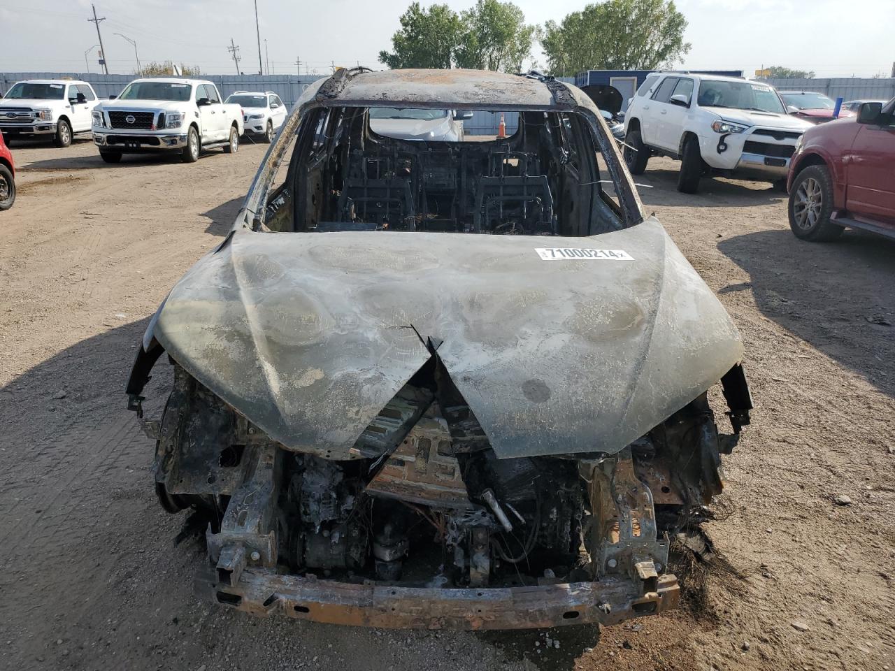 2012 Hyundai Santa Fe VIN 5XYZGDABXCG117383 Copart auction photo, burn / hail damage thumbnail 5