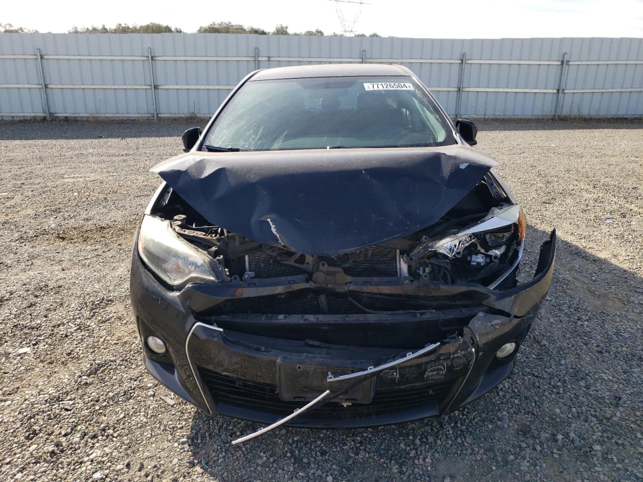 2014 Toyota Corolla VIN 5YFBURHE0EP168123 Copart auction photo, front end damage thumbnail 5