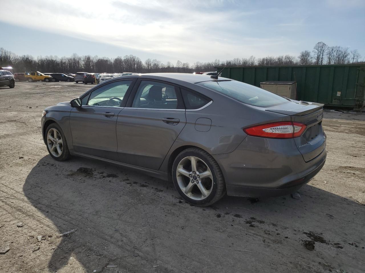 2014 Ford Fusion VIN 1FA6P0H71E5400799 Copart auction photo, side / front end damage thumbnail 2