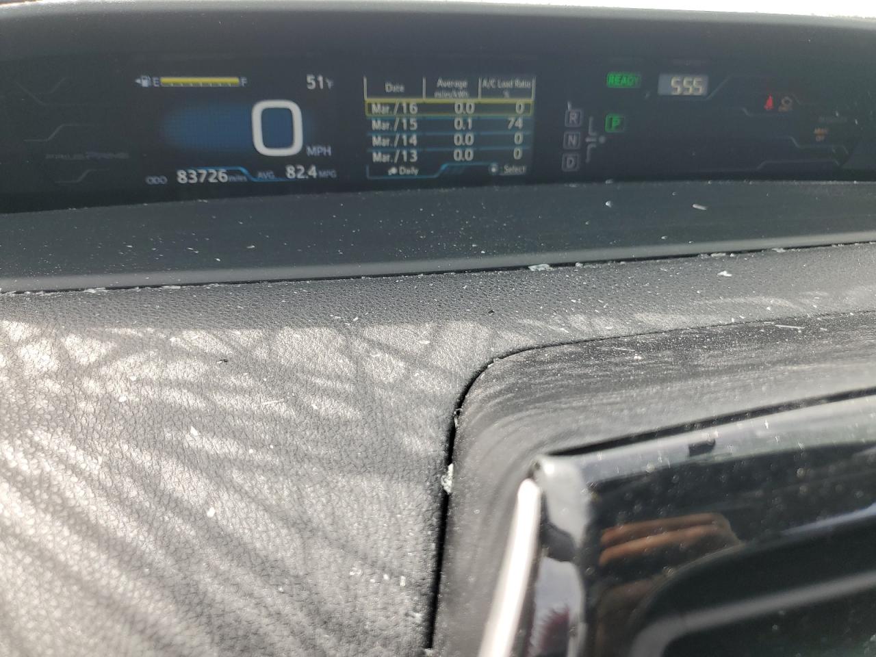 2018 Toyota Prius VIN JTDKARFP9J3069770 Copart auction photo, front end / rear end damage thumbnail 9