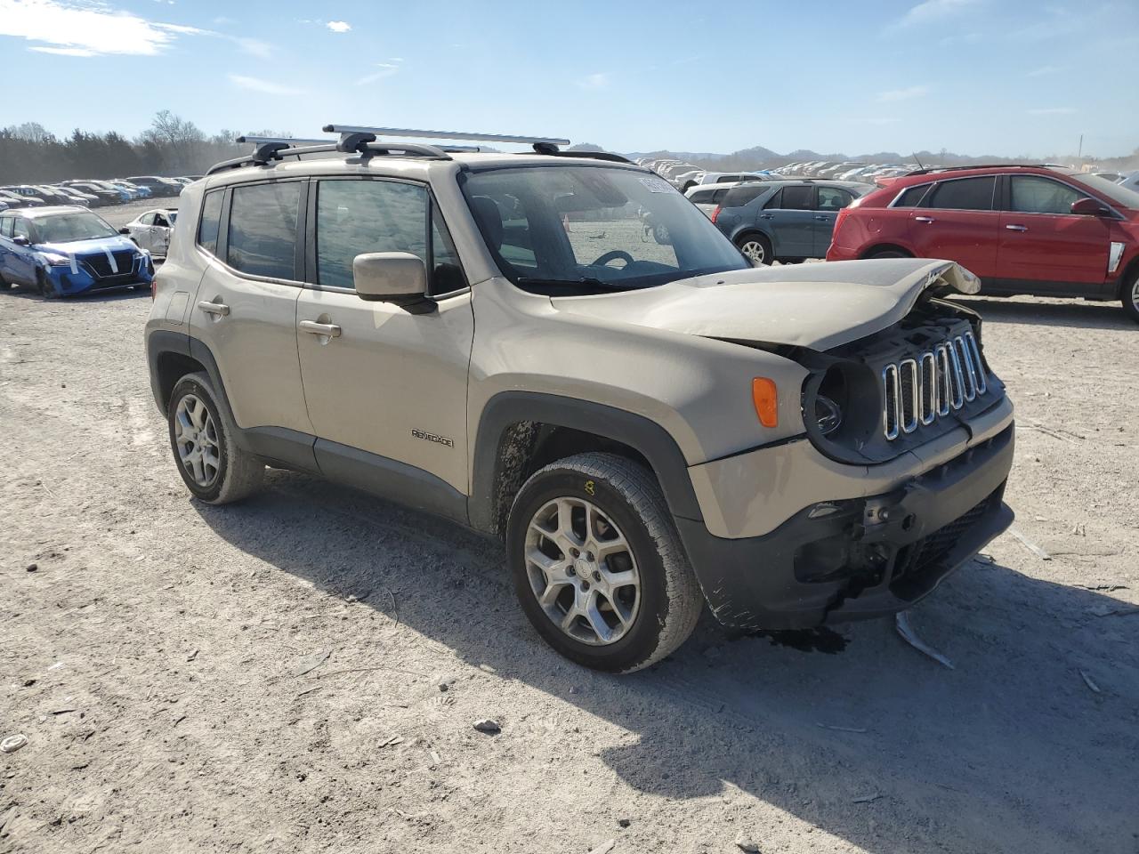 2015 Jeep Renegade VIN ZACCJBBT2FPC16870 Copart auction photo, front end damage thumbnail 4