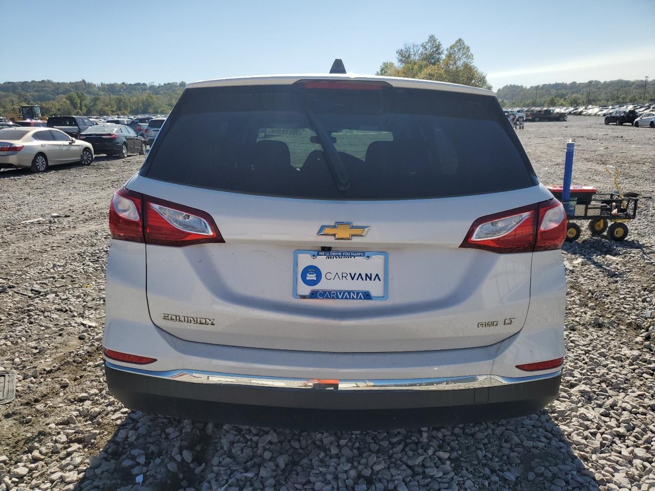 2018 Chevrolet Equinox VIN 2GNAXSEV0J6287419 Copart auction photo, front end / side damage thumbnail 6