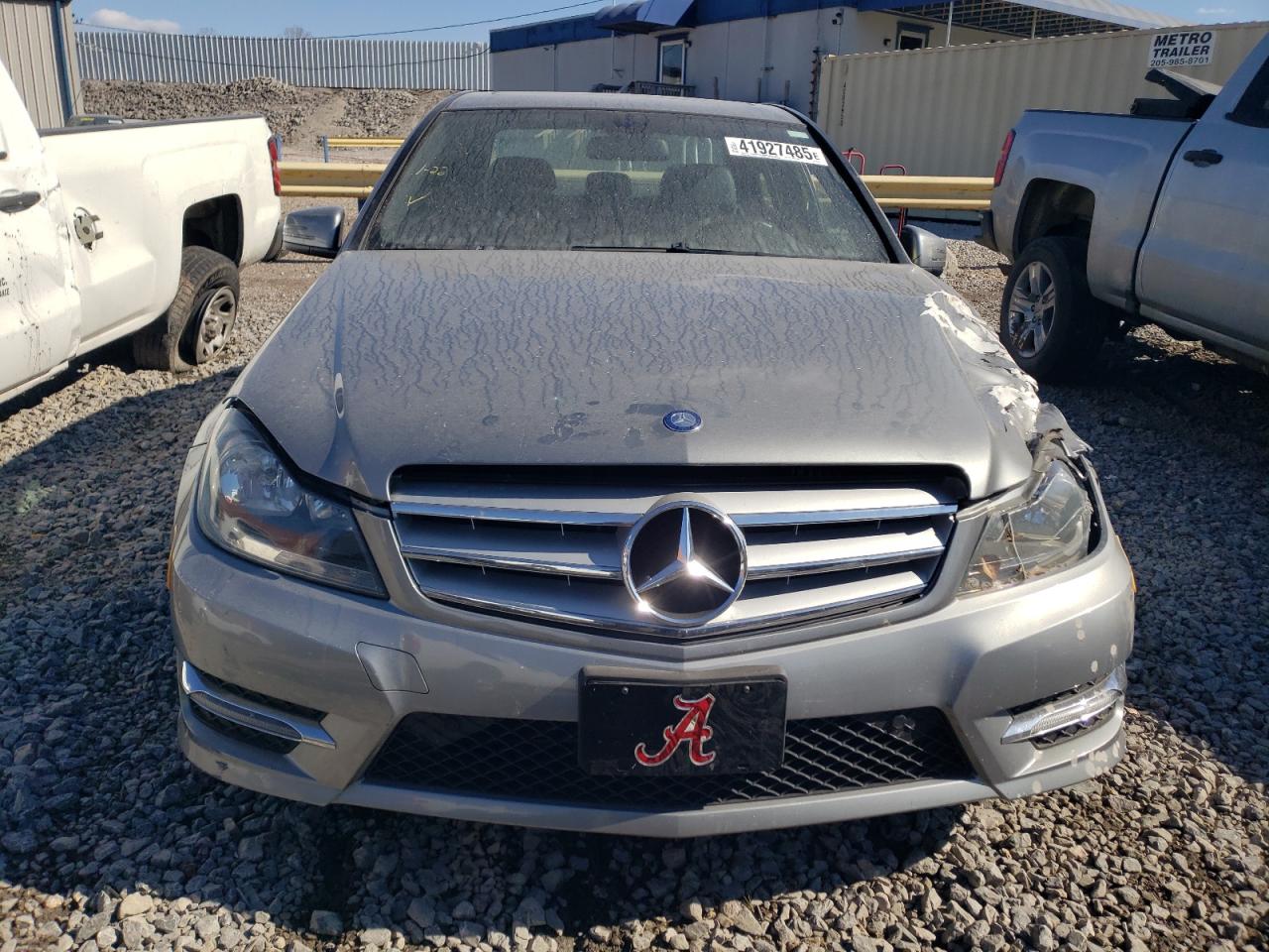 2013 Mercedes-Benz C-klasse VIN WDDGF8AB7DA817063 Copart auction photo, front end damage thumbnail 5