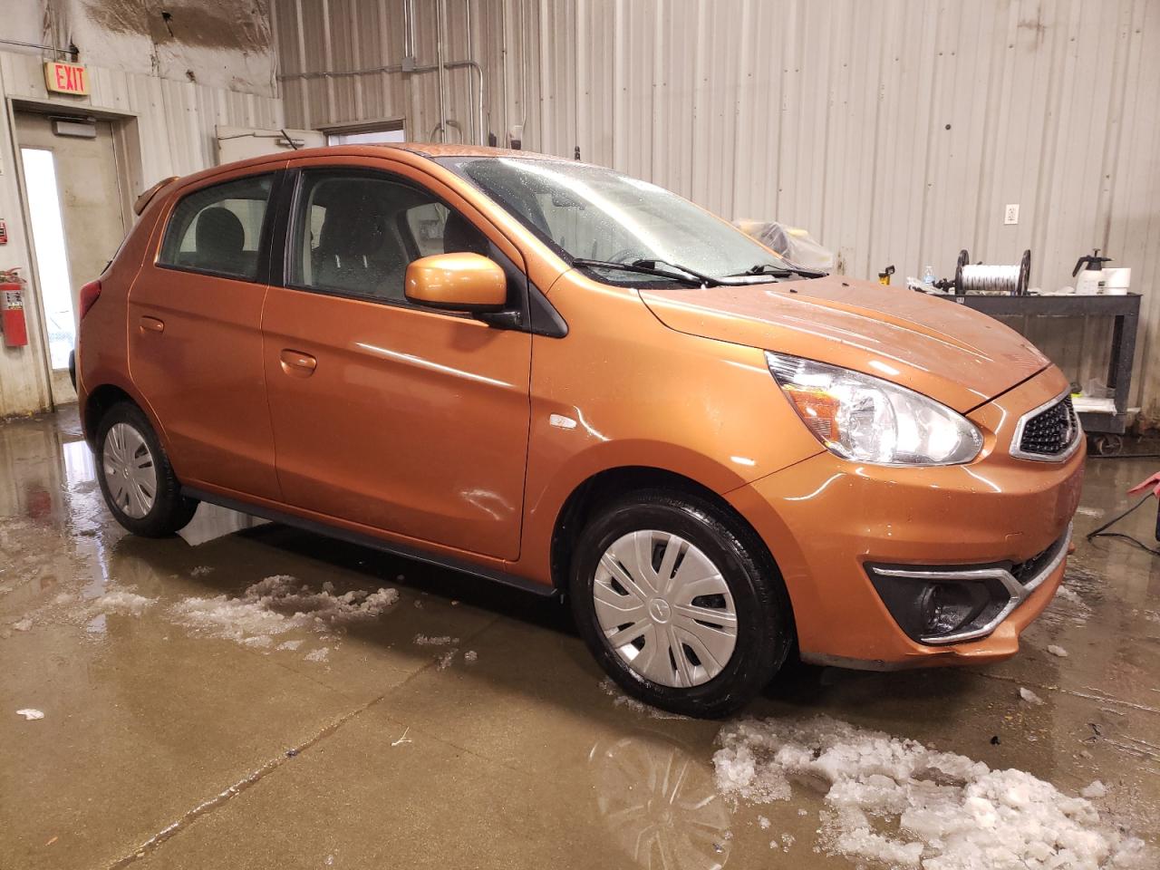 2019 Mitsubishi Mirage VIN ML32A3HJ0KH003895 Copart auction photo, rear end damage thumbnail 4