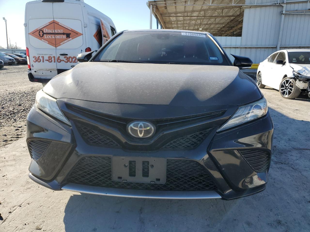 2019 Toyota Camry VIN 4T1B61HK5KU807916 Copart auction photo, rear end damage thumbnail 5