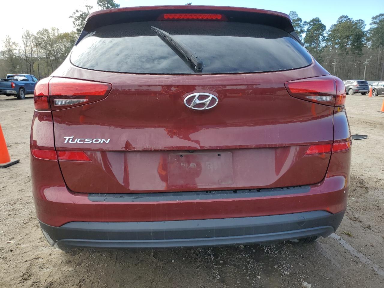 2020 Hyundai Tucson VIN KM8J23A42LU181791 Copart auction photo, front end damage thumbnail 6