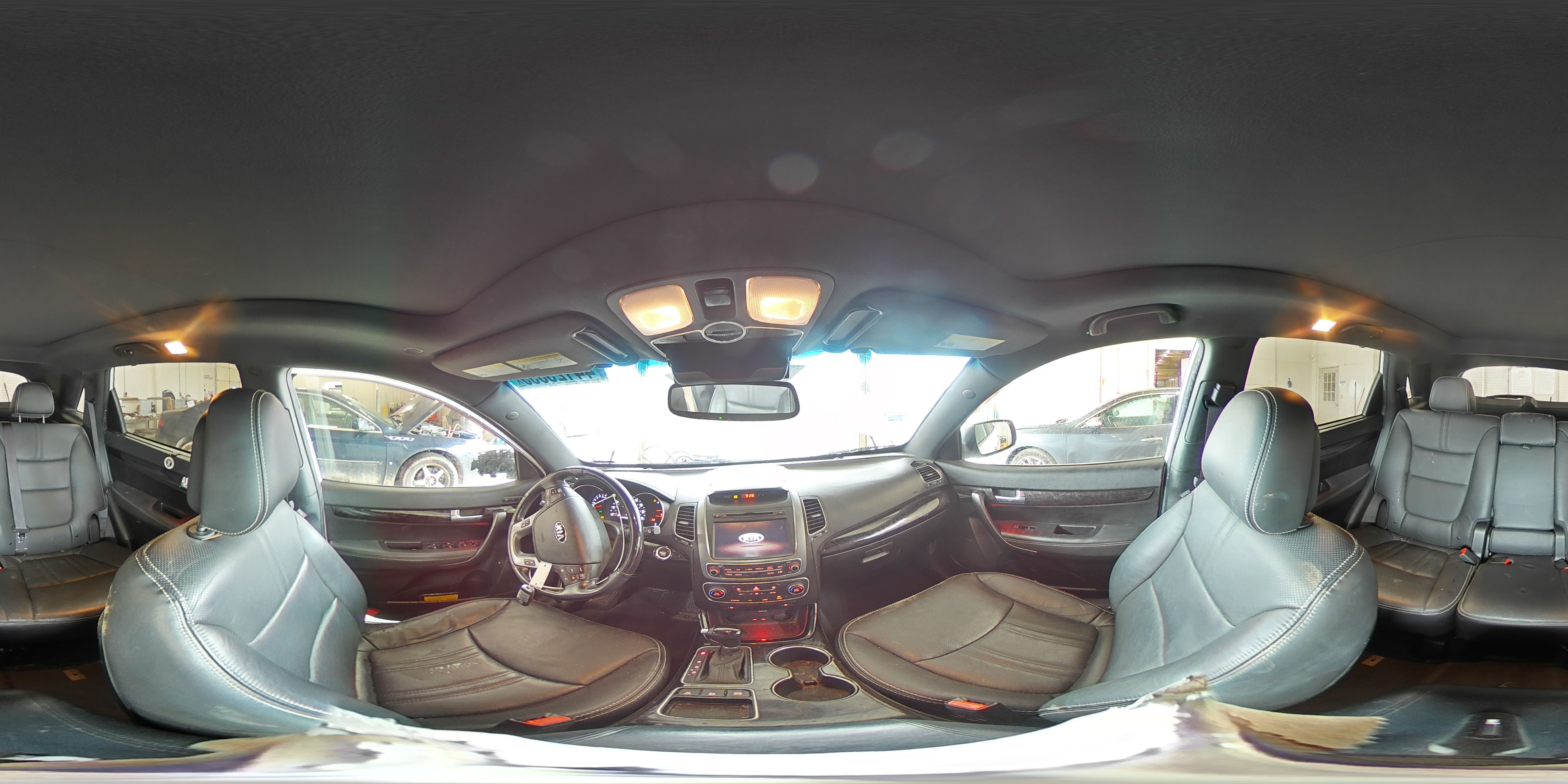 2014 KIA Sorento VIN 5XYKW4A77EG465919 Copart auction photo, front end / side damage thumbnail 16