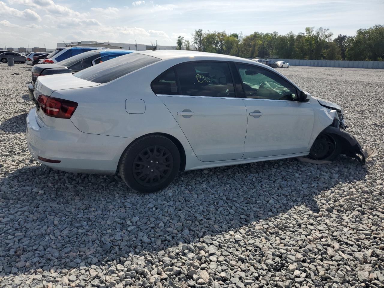 2017 Volkswagen Jetta VIN 3VW2B7AJ9HM407243 Copart auction photo, front end damage thumbnail 3