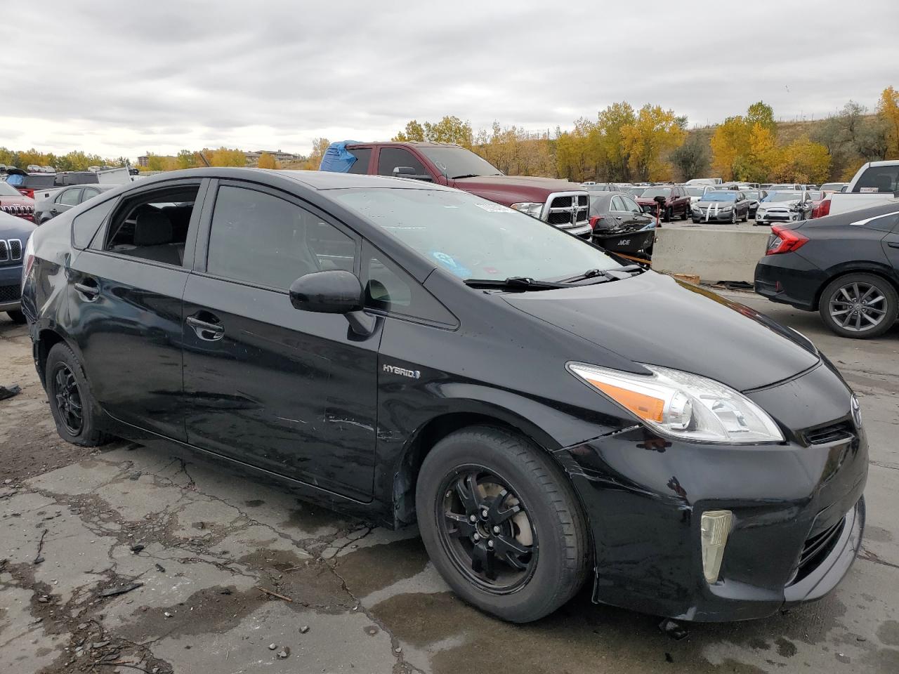 2013 Toyota Prius VIN JTDKN3DU4D5623512 Copart auction photo, rear end / side damage thumbnail 4