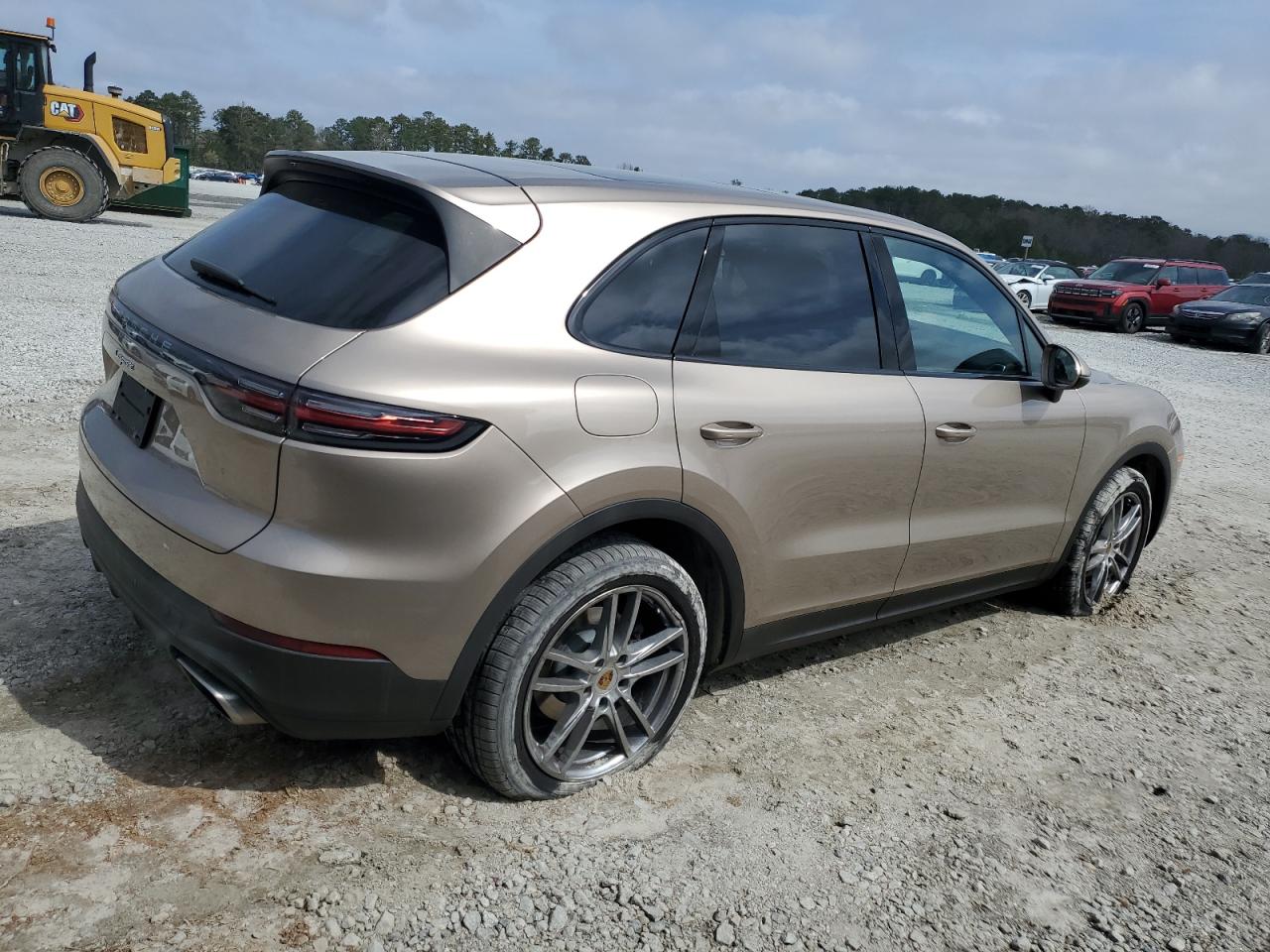 2019 Porsche Cayenne VIN WP1AA2AY3KDA12588 Copart auction photo, undercarriage damage thumbnail 3